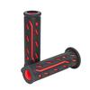 MOTO BASE MBGLP-01 Rubber Handle Grip for Motorcycles 0.9 Inches (22.2 Mm) (7/8) Penetration Universal Purpose MBGLP-01 (Black/Red)