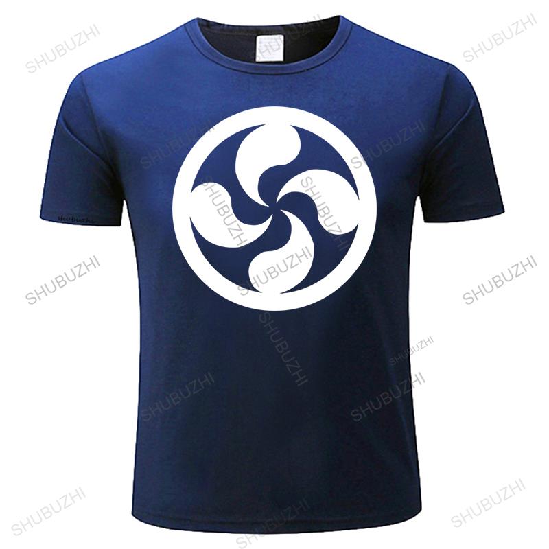 Мужские футболки новая Lauburu TShirt Мужская без бирки Баскский символ Футболка Испания Франция Бесплатная наклейка БЕСПЛАТНО SH модный бренд футболка homme