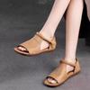 Flat Bottom Side Empty Women's Sandals New Light Mouth Shoes Open Toe Bag Heel Solid Color Beach Shoes Women