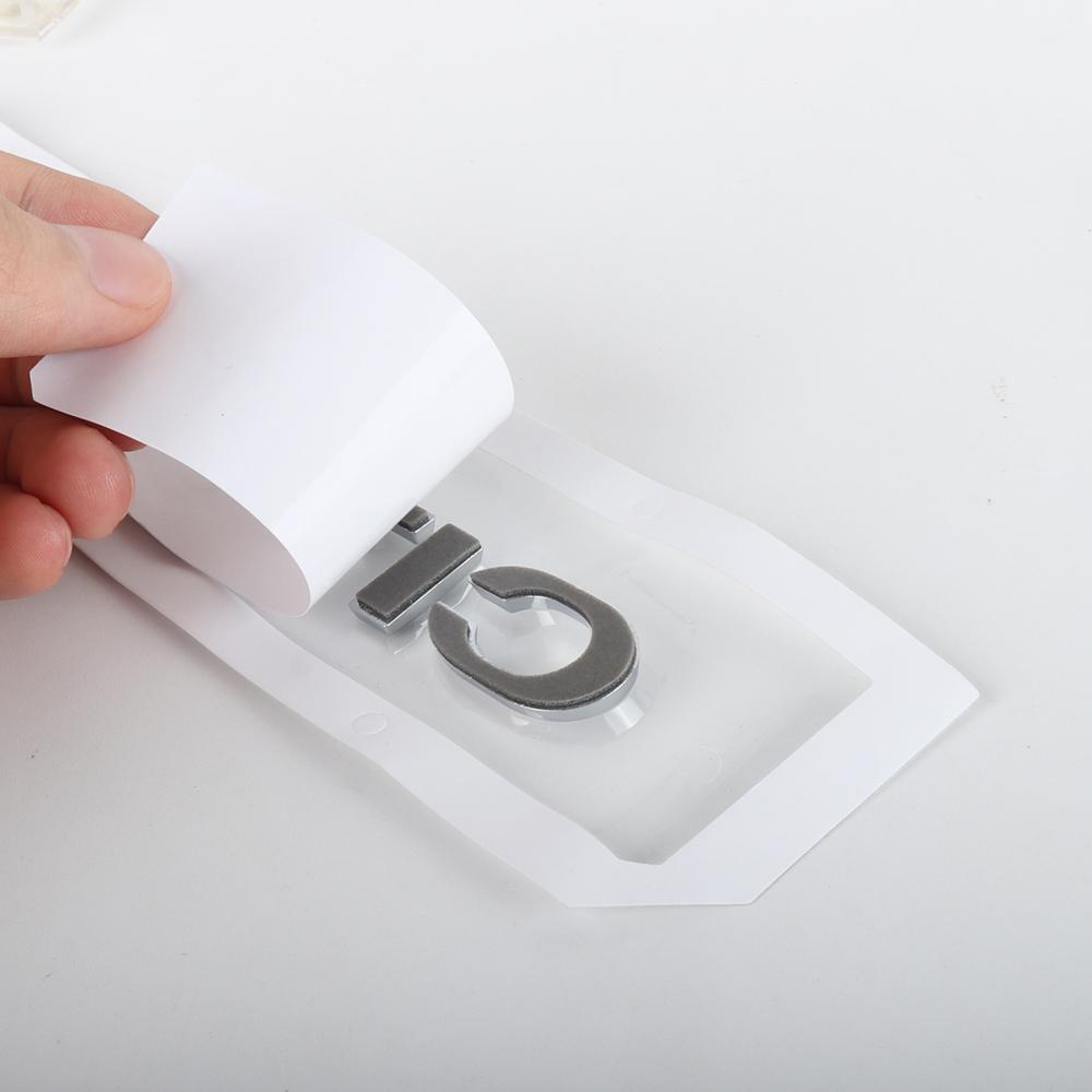 1PC ABS Car Letters Emblem Rear Trunk Logo Sticker For Citroen C4 C3 C5 C1 DS3 DS5 DS4 Jumper Berlingo Numero Auto Accessories