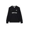 Nike Свитшот с принтом букв, круглым вырезом, длинным рукавом, мужской свитшот, черный DM5207-010