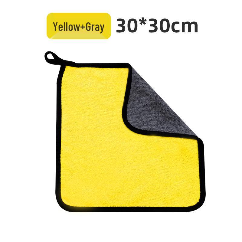 Не оставляющие следов, впитывающие, не ворсистые полотенца для мытья автомобиля - Толстый, большой и прочный набор тряпок для чистки автомобиля