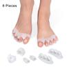 Hammer Toe Straightener Spacers for Bunion Pain Relief, Hallux Valgus, Crooked Toes and Overlap