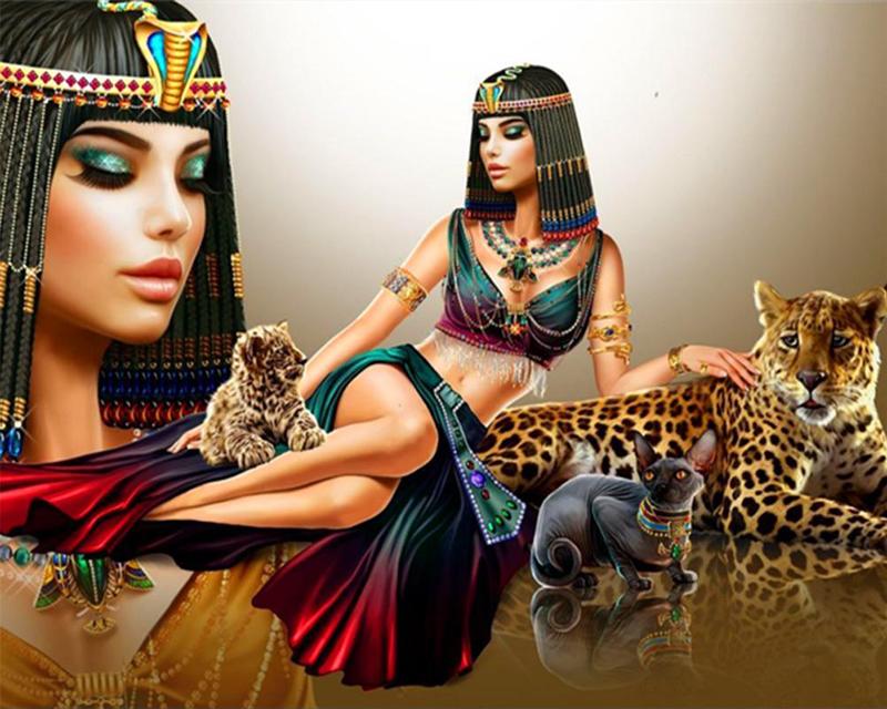 5D DIY Алмазная картина Милая маленькая девочка Пейзаж Фотографии стразов Алмазная вышивка Полный набор Продажа Лиса Животное Алмазная мозаика Ремесленный комплект