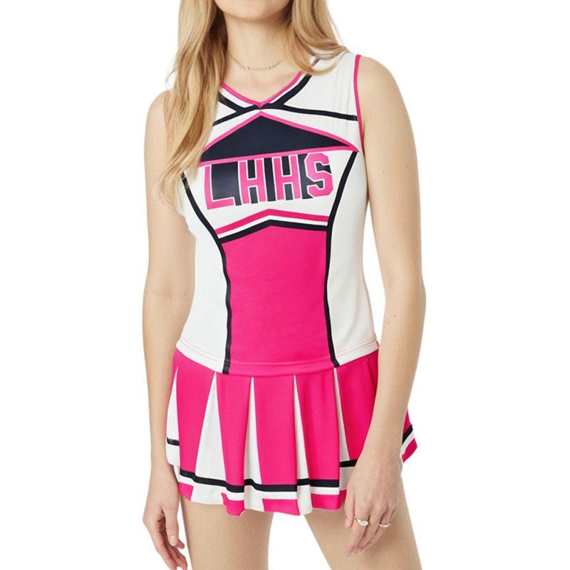 Женский комплект формы чирлидера с помпонами и носками