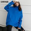 Women's Oversize Sweater Turtleneck Vintage Pullover Jumper Women Winter Thick Warm Knitted Sweater Soft for Women