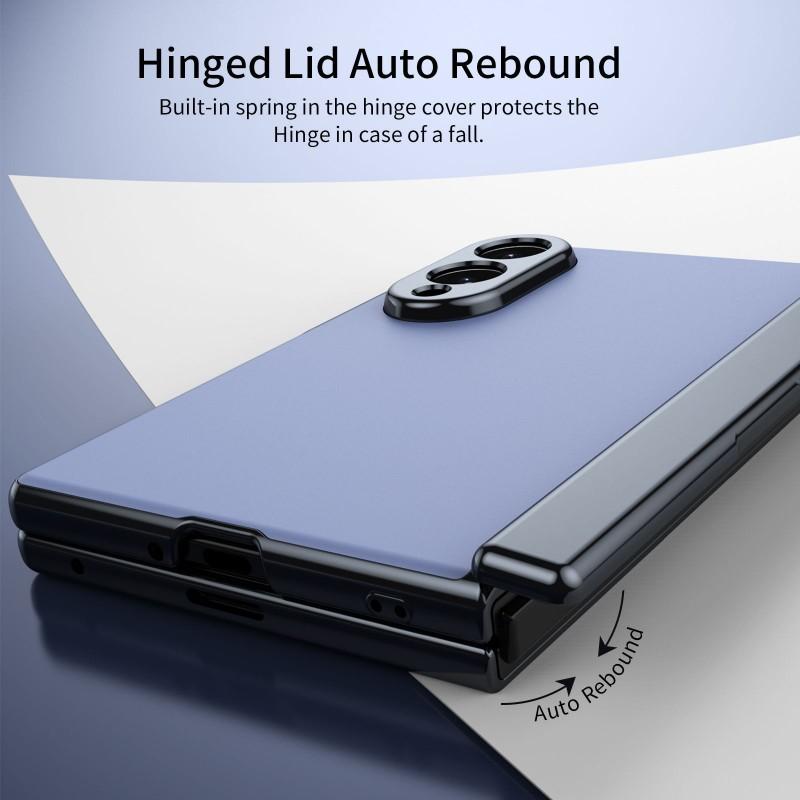 Phone Case Galaxy Z Fold8 Fold7 Fold6 Fold5 Fold4 Fold3 W25 Electroplated AG Anti-Fingerprint Full Body