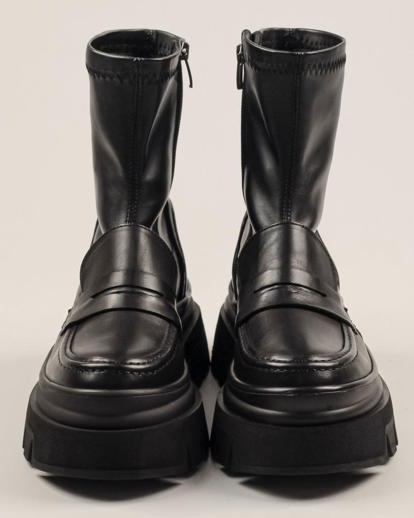 Ботинки женские на платформе Le Berde 11343 36 черные кожа