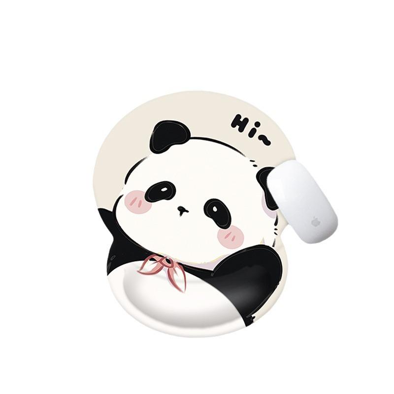 Подставка под запястье Panda Мышь Милая Нескользящая Клавиатура Подушка для руки Для женщин