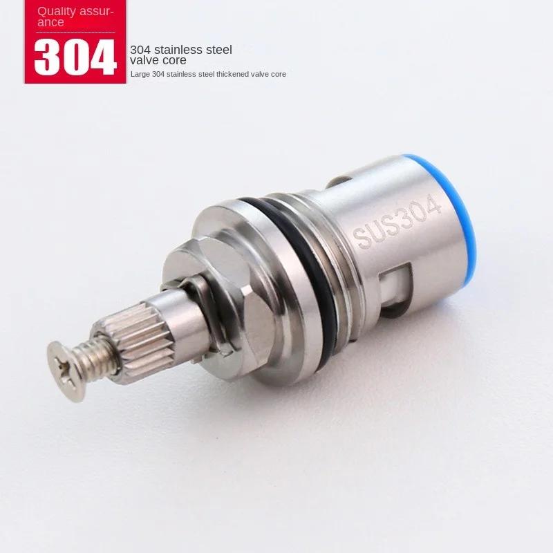 304 Stainless Steel Bath Kitchen Faucet Cartridge Spare Part Ceramic Valve Stem Water Tap Cold Water Premium Durable