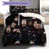 All Blacks Pattern Bedding Home Decoration Birthday Gift (1 * duvet cover + 2 * pillowcase, without core)