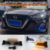 Светодиодные дневные ходовые огни (ДХО) Модификация для Nissan Teana 2018-2021 Передний бампер