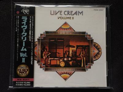 CD CREAM - Live Cream Volume II P20W22007 POLYDOR 1989 Япония Рок Б/У