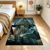 Lord Rings Customized Name Area Rug Perfect for Playrooms Entryway Bedrooms Living Rooms Antislip Carpet Anime Office Decor