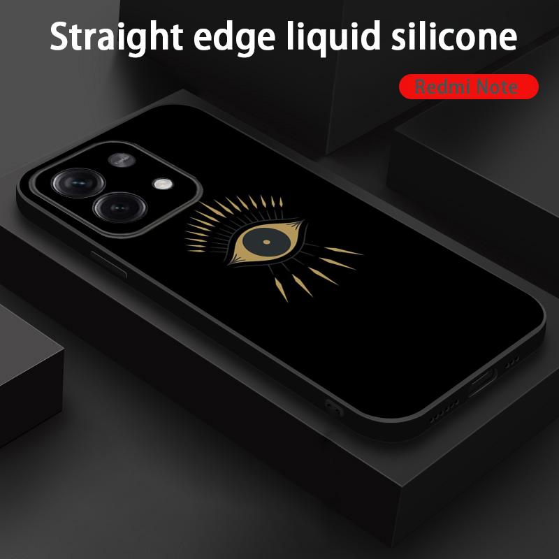 Eye of Horus cool pattern art design Phone Case For Redmi Note 14 13 12 11 Pro Plus S 5G 14C A3 Soft Black Phone Cover