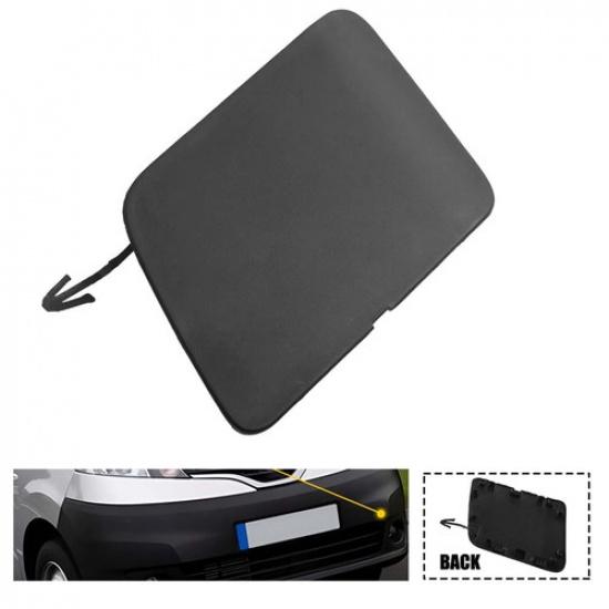 Front Bumper Tow Eye Hook Cover Cap Black Fit 2013- Nissan NV200 622A0-3LM0A