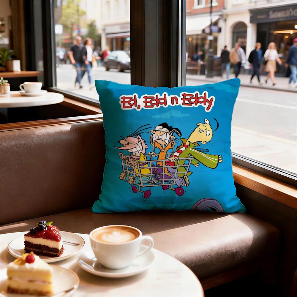 Cartoon Ed Edd N Eddy Cushion Cover Decorative Cushions Covers Cover Sofa x Pillow Piece x x Pillowcase
