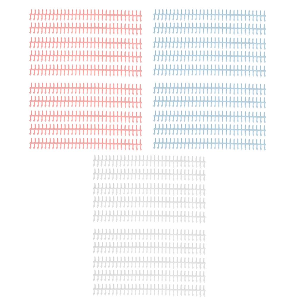 10 шт. переплетных корешка 30 отверстий диаметром 12 мм, режущиеся пластиковые проволочные переплетные корешки для школы