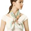 Silk 5A Grade 12 Momme Silk 63 X 63 Floral UV UV Day [SIL-VENDER] Scarf, 100% Silk, Stole, Hand-rolled Finish, Scarf, Approx. Cm, Square, Silk, Gift,