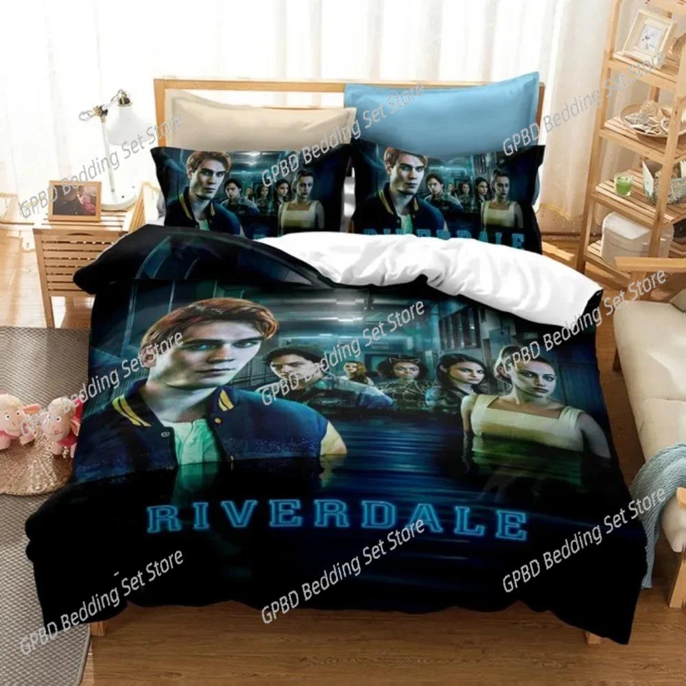 Новый набор постельного белья Riverdale для спальни Мягкие современные покрывала Удобное детское пододеяльник Покрывало и наволочка