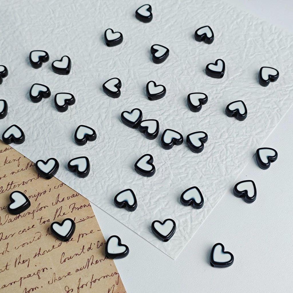 Маленькие акриловые бусины в форме облака и сердца для DIY-украшений и подвесок