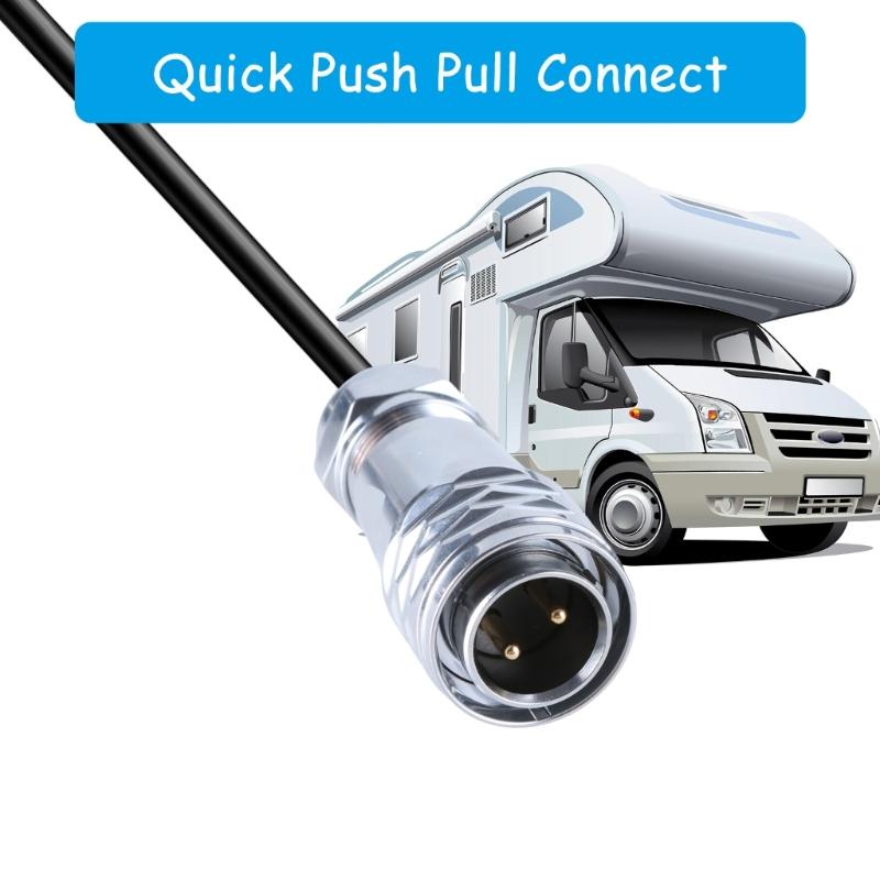 SF2010 Waterproof Industrial Connector SF2012 Female Plug & Male Socket IP67 2Pin to 12Pin For 20mm Panel Mount