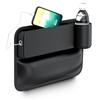 2 шт. Черный многофункциональный органайзер для хранения в зазоре между сиденьями с подстаканником для телефона