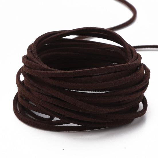 2 шт. бархатной веревки длиной 4 м и шириной 3 мм бархатный шнур для самостоятельного изготовления шнурков для обуви, изготовления ювелирных изделий, ремешков, ожерелий, браслетов, плетеных веревок