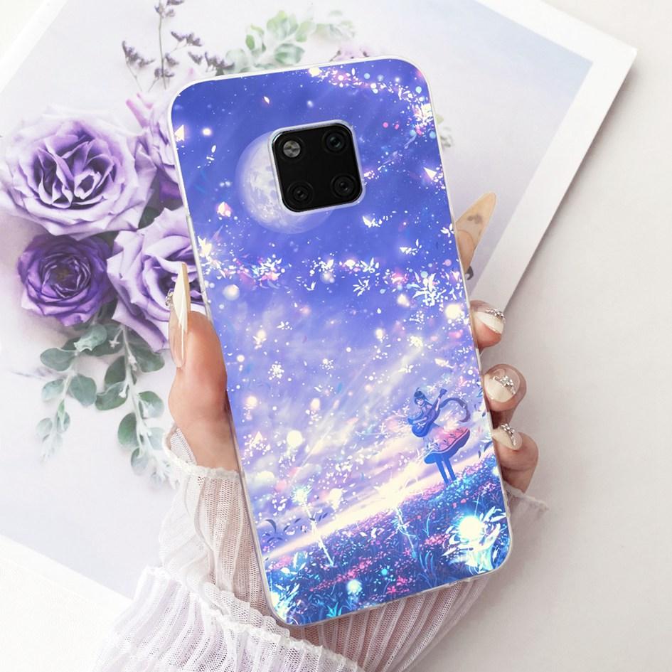 Чехол для Huawei Mate 20 Чехол Mate 20 Pro Модный Бабочка Мягкий Прозрачный Силиконовый Чехол для Телефона для Huawei Mate20 Pro LYA-L09 Бампер