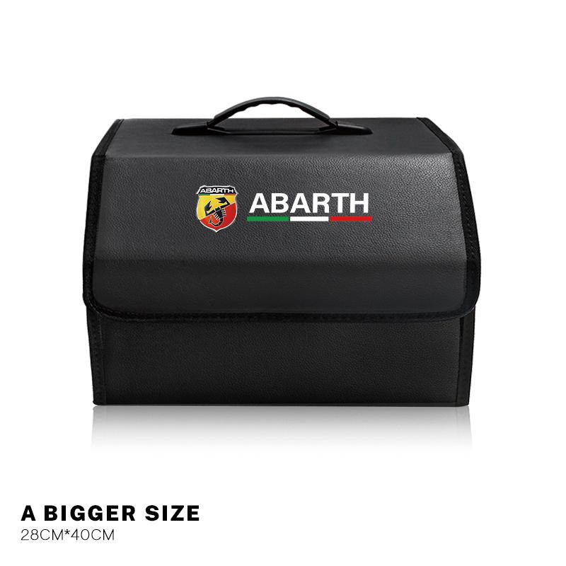 GGBFQ1 Car Trunk Storage Box Foldable Sundries Organizer Bag For Abarth Fiat 500 Tipo FR Punto Ducato Stilo Palio Bravo Pondo Viaggio
