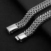 Men Bracelets Hip Hop Stainless Steel Double Cuban Chain Gift Jewelry