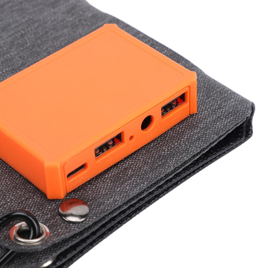 USB Складная Солнечная Панель Профессиональная 4 Складки Энергосберегающая Быстрая Зарядка 40 Вт Портативный Складной Комплект Солнечного Зарядного Устройства