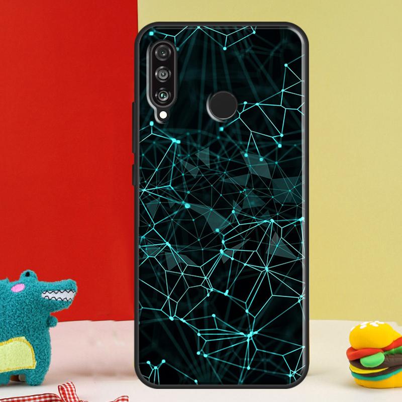 Чехол Lines Point Light для Huawei Nova 12i 12s 11i 5T 9 10 SE Y91 Y90 Y60 Y70 Y72 Y61 P60 Pro P20 P40 P30 Lite