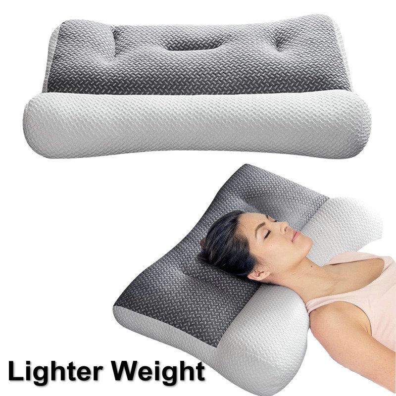 Super Ergonomic Orthopedic All Sleeping Pillow Positions Cervical Contour Neck Pillow Protect Spine Back Shoulder Pain Relie