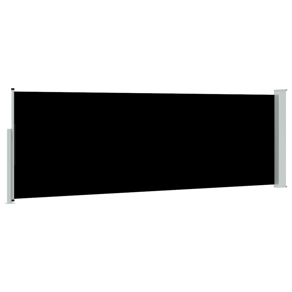 Retractable Side Awning 100*300 cm Black