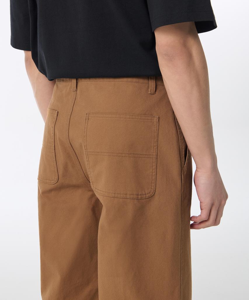 MUSINSA STANDARD Canvas Regular Fit Work Pants [Desert Brown]