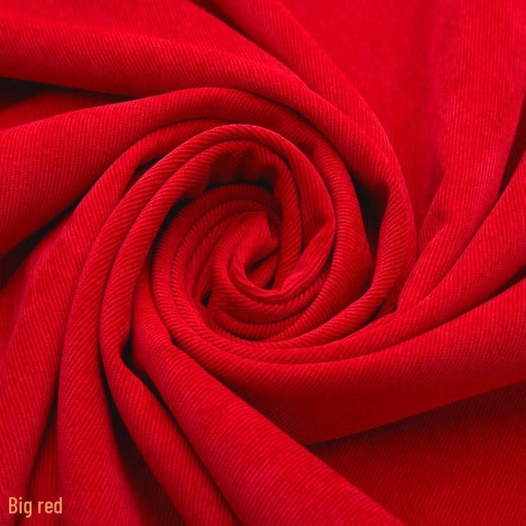 Thickened 21-Wale Stretch Corduroy Fabric, 150cm, Cotton-Polyester Blend