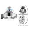 Shower Head For Bathroom High Pressure Portable Shower Head Sprayer 4 Inch Rainfall Nozzle 5 Mode Adjustable