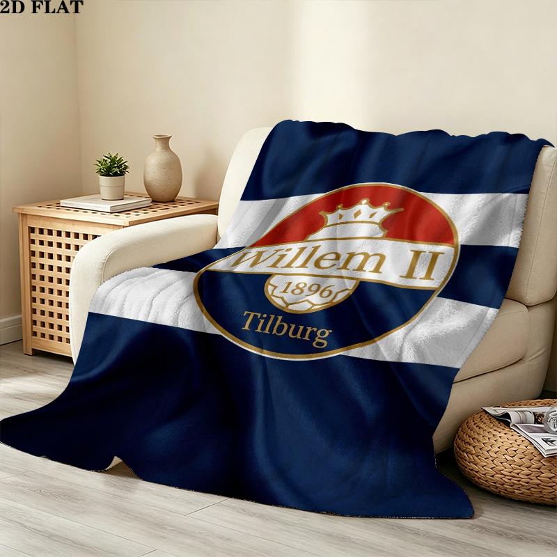 Willem Ii Print Flannel Blanket, High quality Comfortable for All Seasons, Home Decor, Warmth and Comfort, Perfect for Christmas Gifts