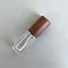 Портативный стеклянный флакон для духов с деревянной крышкой, варианты 5 мл и 10 мл