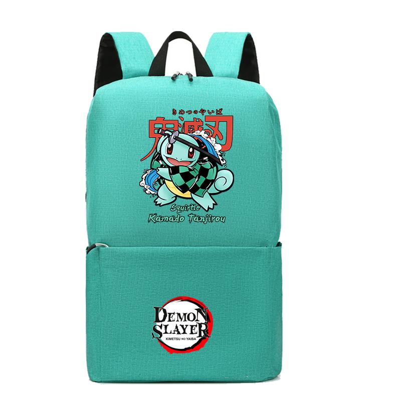 Рюкзак в стиле аниме «Убийца демонов» Nezuko Kawaii, школьная сумка с героями мультфильмов, большая вместимость, манга для путешествий, повседневная сумка для книг для девочек для взрослых
