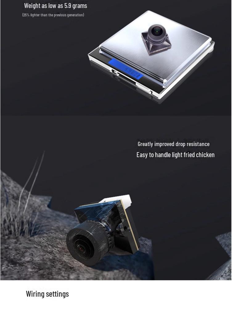 Snail Caddx Ratel2 2nd Gen 165° FPV Drone Camera