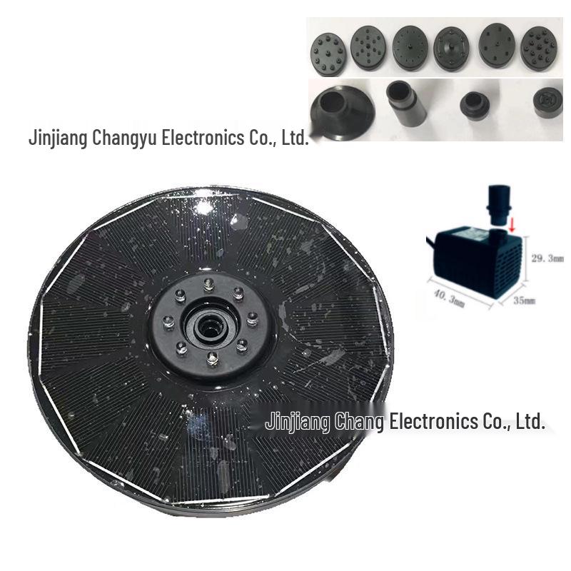 Плавающий солнечный насос для фонтана, пруда, бассейна и поилки для птиц — идеально подходит для ландшафтного дизайна и украшения сада.