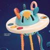 Силиконовые игрушки Монтессори НЛО, игрушка на веревке, раннее обучение для малышей