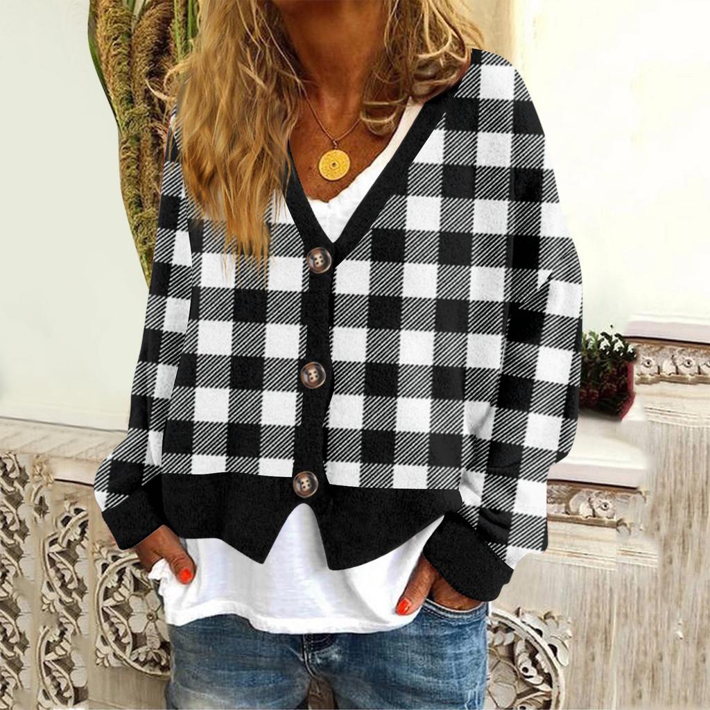 Женская мода с длинным рукавом, рождественский принт «Снеговик-снежинка», куртка, кардиган