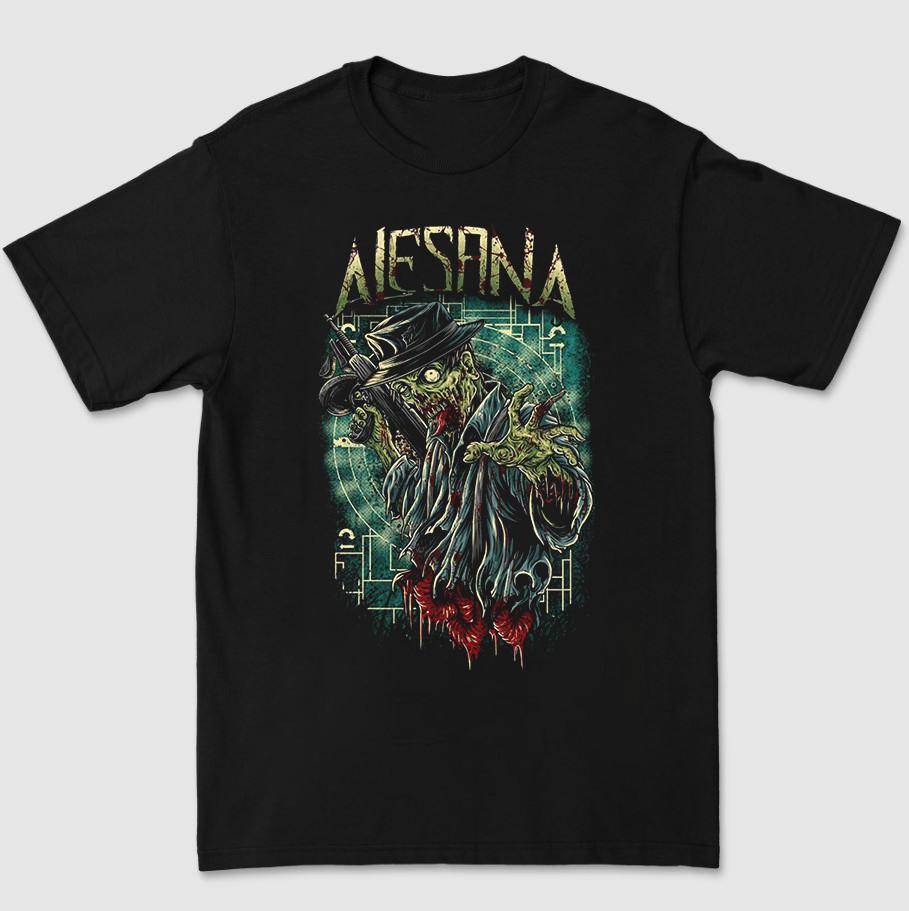 Alesana Band Poster Tour Short Sleeve Adult T-Shirt GS208 Unisex T-Shirt