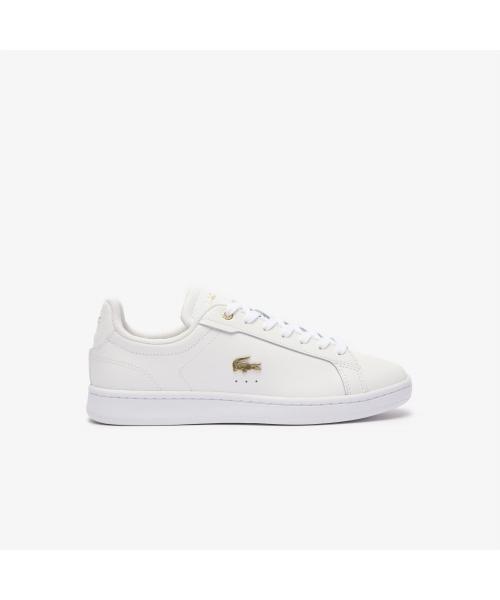Lacoste Женские оригинальные кожаные кроссовки Carnaby Premium Pro RZ0040W54G 216 [Доставка из Кореи] 100% Оригинал