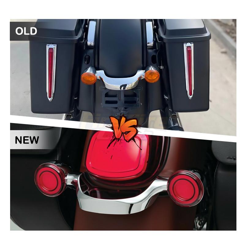 Светодиодный задний указатель поворота для мотоцикла, стоп-сигнал, лампа для Harley Touring Street Road Glide CVO на заказ FLHX FLTRU FLTRX