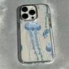 Прозрачный чехол для телефона с узором медуз для Samsung Galaxy S26 S25 S24 S23 S22 FE Plus Ultra 5G S26 Plus Прозрачная противоударная крышка