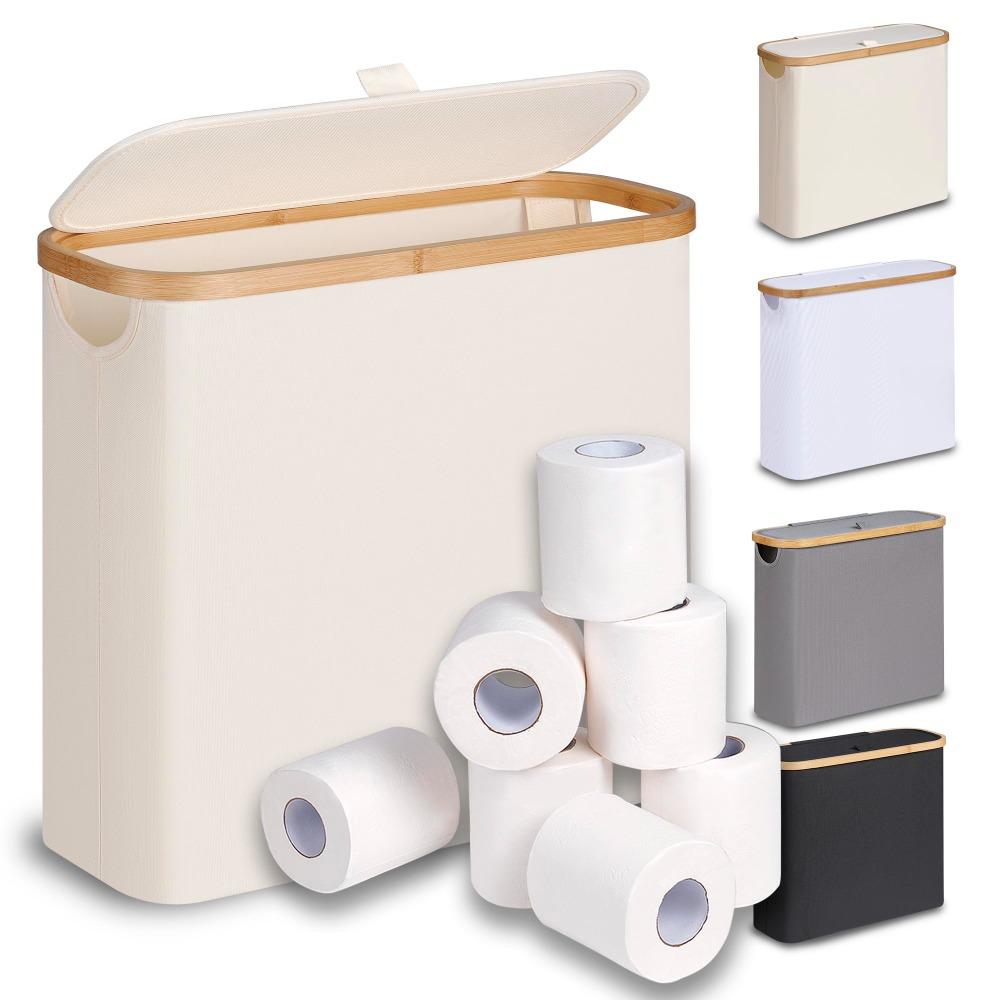 Foldable Toilet Paper Storage Cabinet Paper Towels Storage Box Holder Stand  for Home